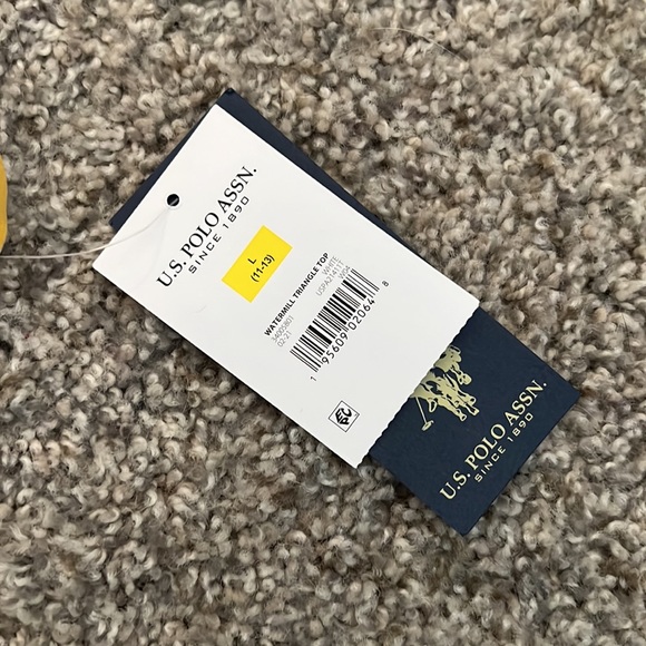 NWT POLO ASSN WOMENS SWIM TOP SIZE LARGE - Picture 3 of 4